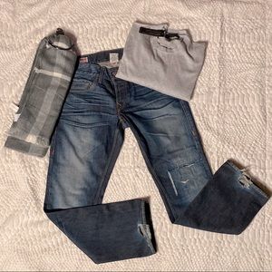 Mens True Religion Bobby Dark wash with fade